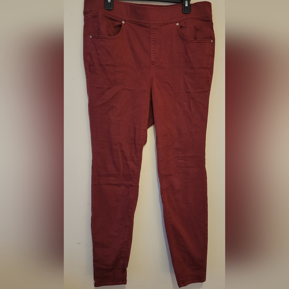 Lane Bryant Vibrant Burgundy Jeggings